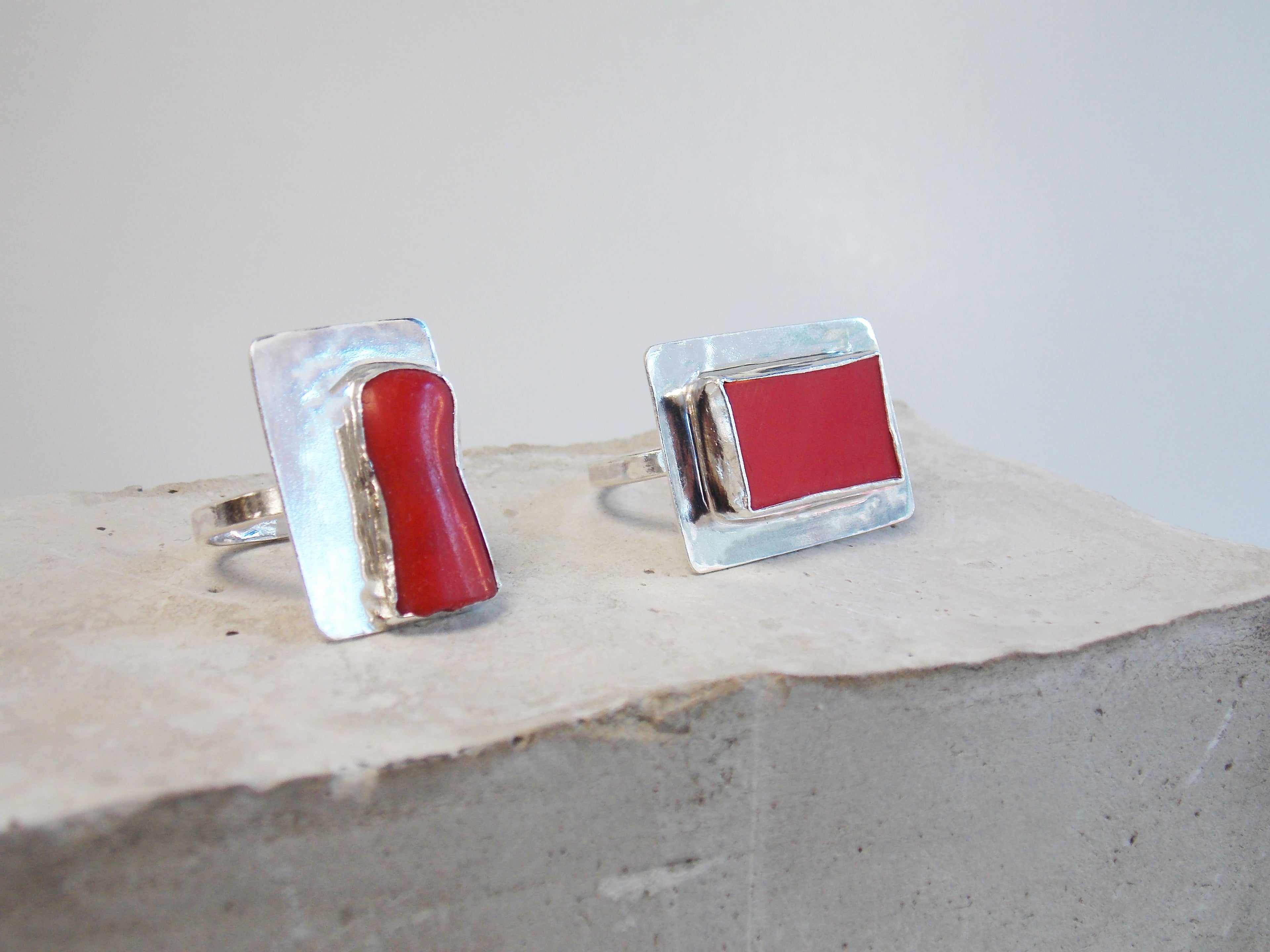 Reclaimed Red Coral Ring