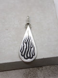 Flame Pendant / Earring