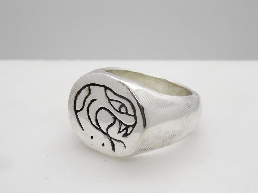 Snake Signet Ring
