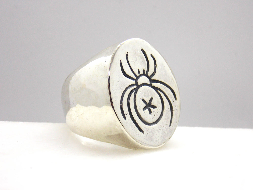 Spider Signet Ring