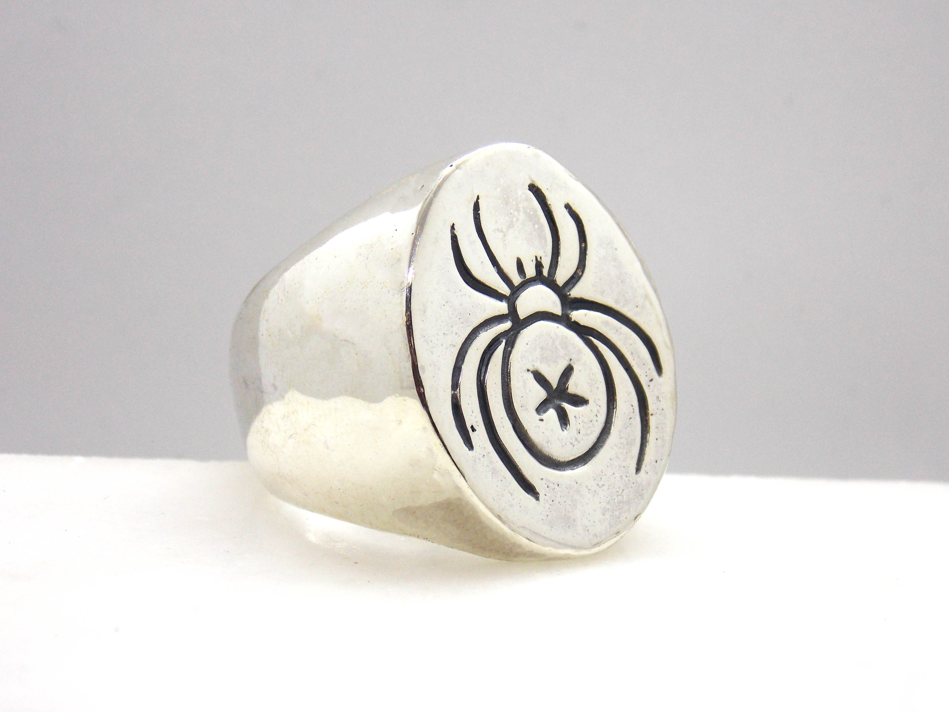 Spider Signet Ring
