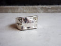 Sandcast Silver Signet with Lab Grown Diamond